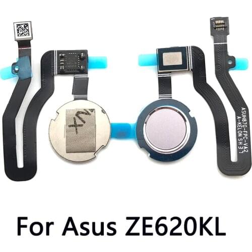 5 pcs/lot New Home Key For Asus zenfone 5 ZE620KL 6.2" Fingerprint Menu Return Button Recognition Flex Ribbon Cable