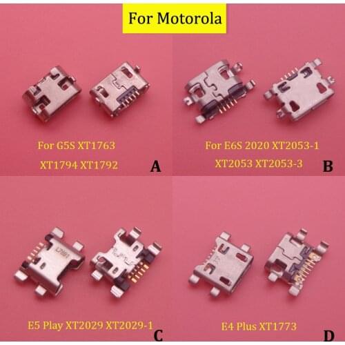 200pcs For MOTO G5S micro usb charge charging connector plug dock socket port replacement repair parts