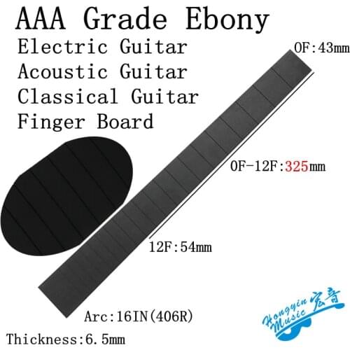 3A African Ebony For Acoustic Electric Classical Guitar Fingerboard Guitar Making Material