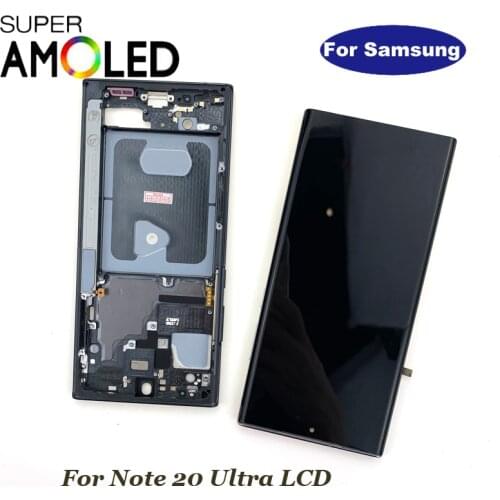 Amoled For Samsung Note 20 Ultra LCD Note20U 5G Display SM-N985F Touch Screen Digitizer Replacement Dot Defect N980 LCD