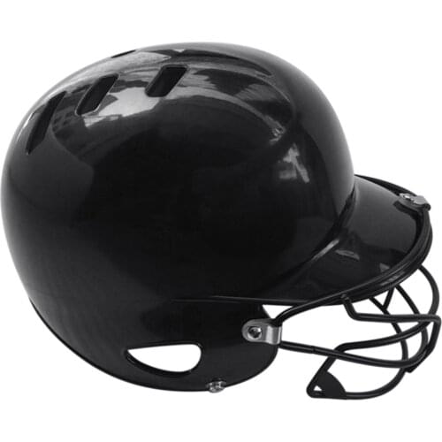 Baseball Helmet with Face Guard Adult Teenager Ball Strike Helmet Baseballs Match Training Head Protection Ears Baseball Hat
