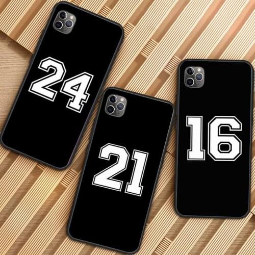 Football Lucky number Phone Case for iPhone 11 12 mini pro XS MAX 8 7 6 6S Plus X 5S SE 2020 XR