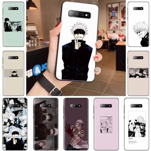 Jujutsu kaisen comic horror anime Phone Case For Samsung Galaxy S5 S6 S7 S8 S9 S10 S10e S20 edge plus lite