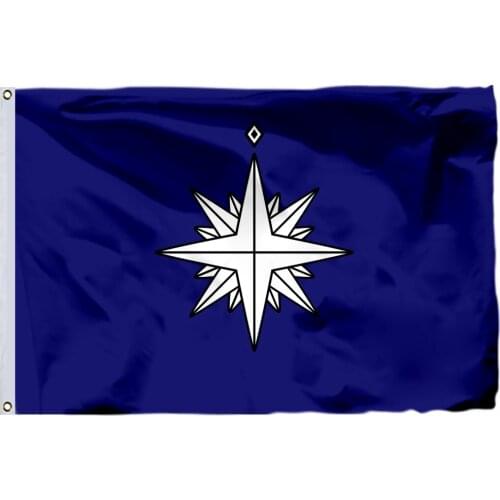 Japanese Coast Guard Flag 150X90cm (3x5FT) 120g 100D Polyester Double Stitched High Quality Banner Ensign Free Shipping