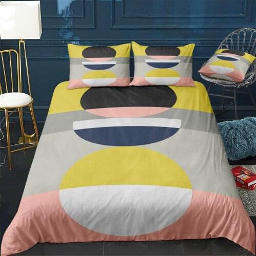 Geometric XIX Bedding Set For Bedroom Soft Bedspreads For Double Bed Home Duvet Cover Quality Quilt Cover+Pillowcasex2