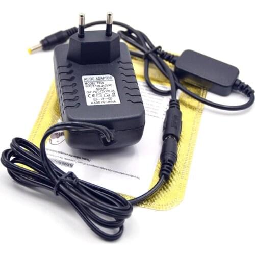 DC Charger Kit for Lumix DMW DCC6 DCC8 DCC9 DCC11 DCC12 DCC15 DCC16 DC Coupler DMW BLC12 BLG10 BLF19 BLH7 dummy battery