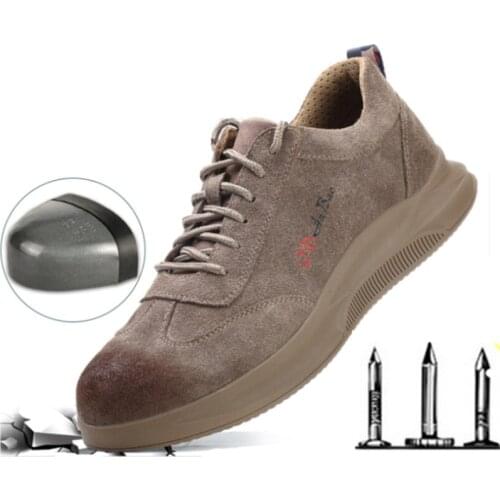 2019 New Steel Toe Indestructible Boots Work Safety Shoes Men Sneakers Retro Winter Boots Warm Waterproof Luxury Designer Shoes