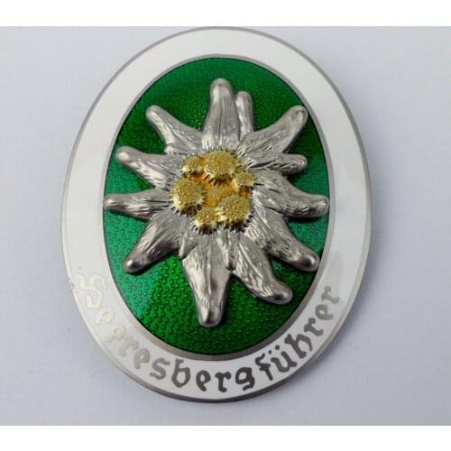 WWII Germany Army Edelweiss Chest Badge Insignia -0121 Military Store