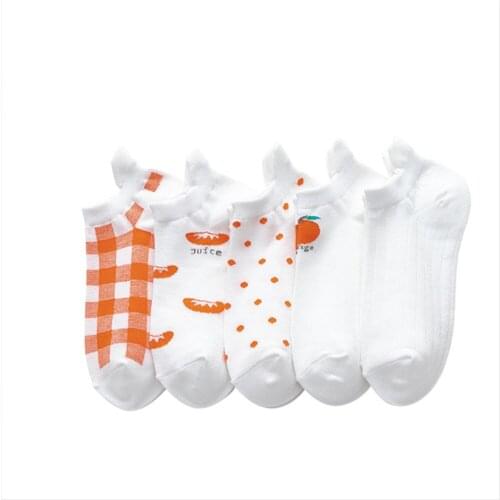 New Socks Female Thin Section Breathable Boat Socks Japanese Ins Trend Tier Style Anti-Drop Cotton Socks Student Short Socks