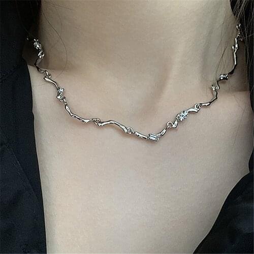 New Arrival Necklaces Zeojrlly Women Chains Necklaces Trendy Metal Geometric All Compatible Party Necklace Female Jewelry