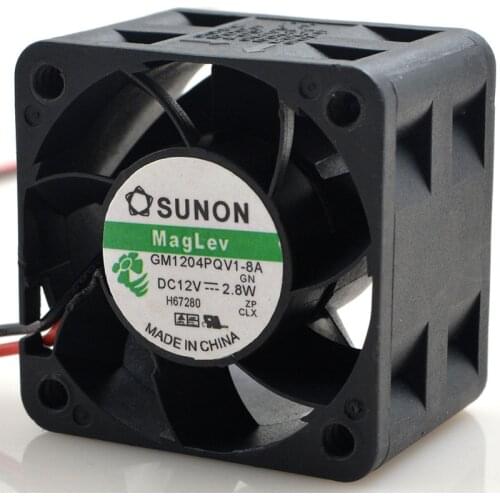 New FOR SUNON 4028 GM1204PQV1-8A 12V 2.8W 4cm High Speed Server cooling Fan
