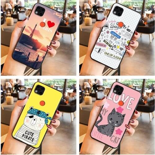 Original For Man Phone Case For Xiaomi Redmi 9C/Redmi 9 India TPU FashionDesign For Woman Beautiful Durable