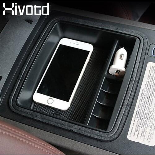 Hivotd For Toyota PRADO Armrest Storage Box Organizer Holder Car Stowing Tidying Auto Interior Accessories Car Styling 2003-2019