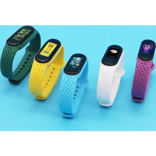 Strap for Xiaomi Mi Band 6 NFC Wristband Silicone Replacement Wrist Strap Band for Mi Band 5 6 Bracelet Belt for Miband 6 Strap