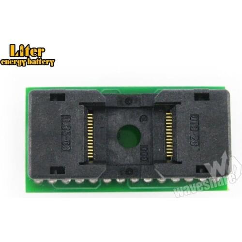 TSOP28 TO DIP28 Enplas IC Test Socket Programming Adapter for TSOP28 TSSOP28 Package MCU/Chips