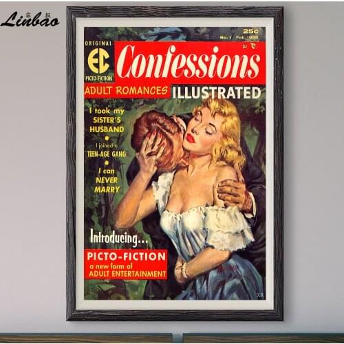 V192 1956 Picto Fiction! Vintage Classic Movie Custom Silk Poster Home Deco Wall Art Christmas Gift