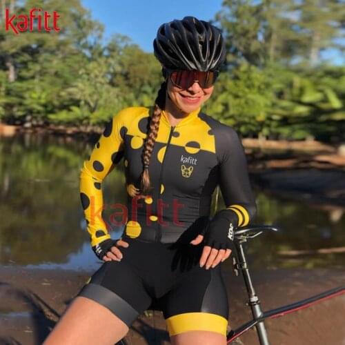 Womens Cycling Jumpsuit Cafete Womens Sweatshirt Set Brazil Free Shipping Womens Long Sleeve Tops Cycling Jersey Set