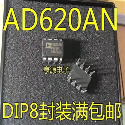 1-10PCS AD620ANZ DIP-8 AD620AN DIP AD620A AD620 operational amplifier