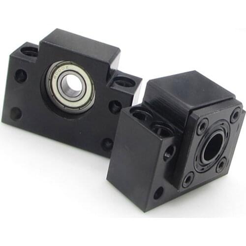 1SET BK10+BF10 match use Linear guide screw 12 mm SFU1204 RM1204 ballscrew end support cnc part