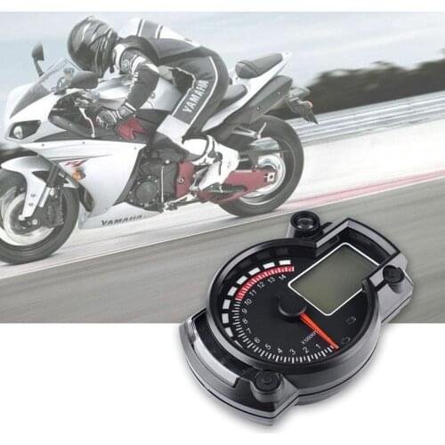 7-Color LED Motorcycle RX2N ATV LCD Digital Speedometer Tachometer Meter 15000rpm