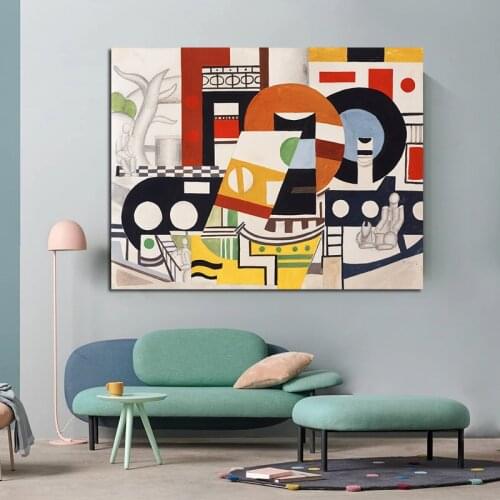 Abstract Geometry Painting Canvas Posters and Prints Modern Wall Art Artist Home Decoration for Living Room Frameless