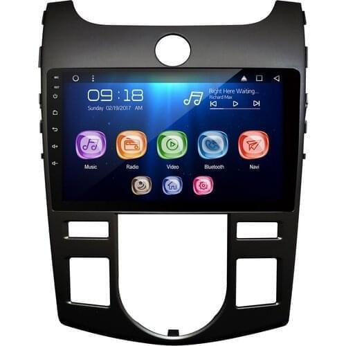 Allways 9" IPS Screen Android 8.1 Quad-core Ram 1GB Rom 16GB Car Multimedia for Kia Forte 2011 Auto Air Condition