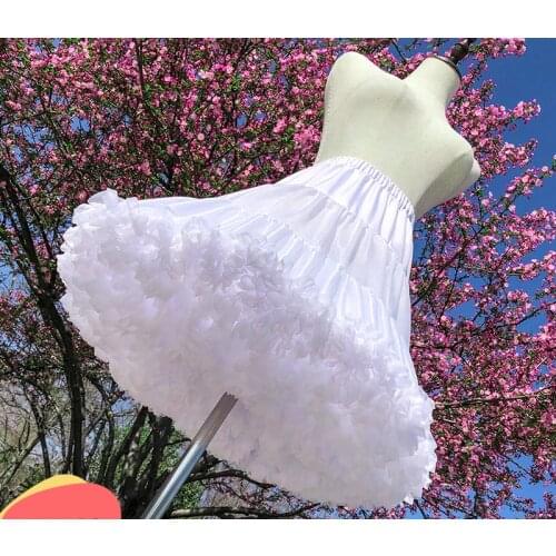Ball Gown Underskirt Swing Short Dress Petticoat Lolita Cosplay Petticoat Ballet Tutu Skirt