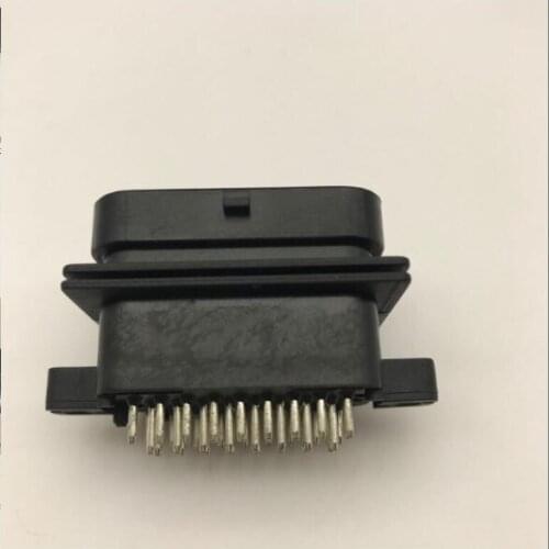 Free shipping 34 Pin Way TYCO AMP TE Male ECU PCB Automotive Connector For Motec Haltech Plug 2-6447232-3