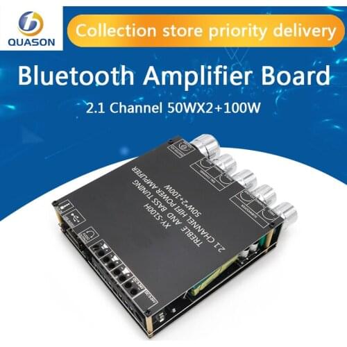 HIFI TPA3116 5.0 Bluetooth Subwoofer Amplifier Board 50WX2+100W 2.1 Channel Stereo speaker Audio BASS AMP Module Home music