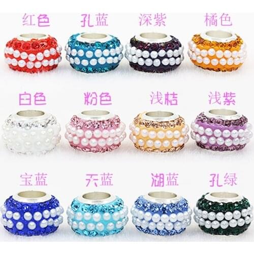 12 Color 1Pcs 925 Sterling Silver European Natural Fresh Water Pearl Beads fit dora Style DIY Charms Bracelets Jewelry H455