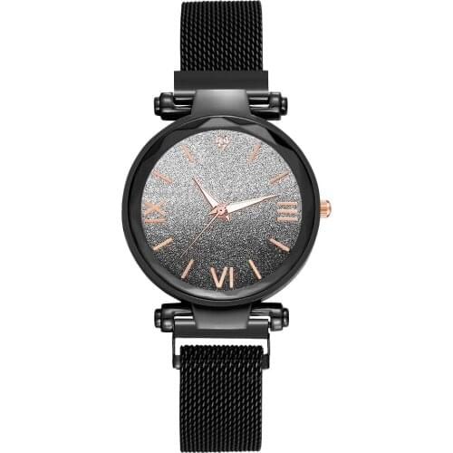 Womens Watch Magnet Buckle Gradient Starry Roman Luxury Classic Business Hot Sale Gift Christmas Watch Reloj Relojes Para Mujer