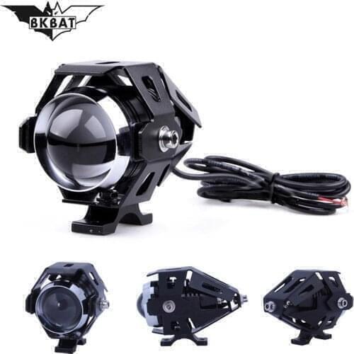 125W Motorcycle lights Motorbike Spotlight 12V Moto Spot HeadLights FOR Yamaha neos fz25 Bajaj dominar 400 Benelli trk 502x