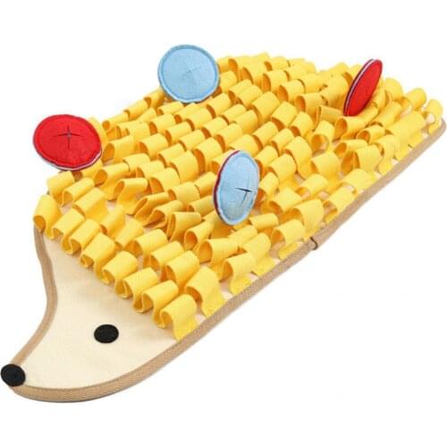 Fleece Multifunctional Feed Game Sniff Training Pad Pet Bowl Pet Sniff Pad Three Layers Design for Dog