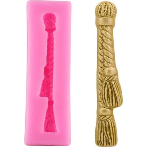 Tassel Silicone Mold Cupcake Topper Fondant Cake Decorating Tools Chocolate Gumpaste Molds Candy Making Mould Resin Clay Moulds