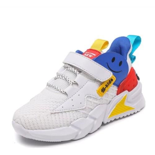 2021 New Fall Boys Lightweight Soft Bottom Sneakers Girls Fashion Casual Breathable Children Running Shoes Temperament Baby