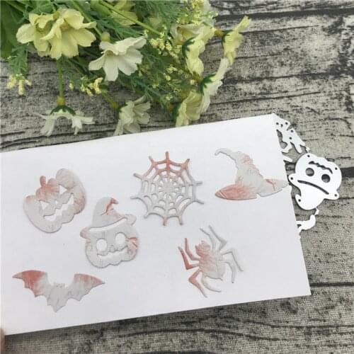 Happy Halloween Metal Cutting Dies for DIY Scrapbooking Album Paper Cards Decorative Crafts Embossing Die Cuts