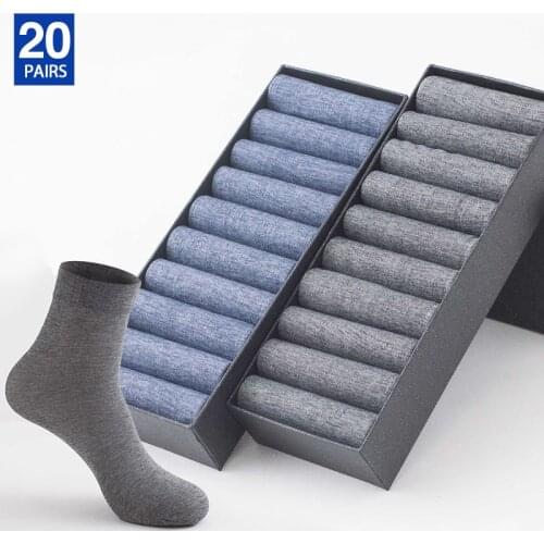 10 Pairs 5Pairs Men Cool Summer Socks Business Casual Breathable Thin Socks Bamboo Male High Quality Socks Ultra-thin Meias