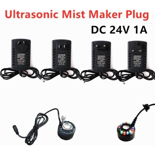 2020 New Household Appliance Power Adapter AC 100-240V To DC 24V 1A Adapter US/EU/AU/UK Plug For Ultrasonic Mist Maker Durable
