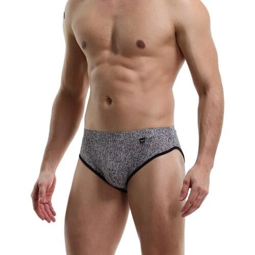 Sexy Men Underwear Briefs Shorts Ice Silk Panties Intimate Low Waist U Convex Pouch Underpants Cueca Calzoncillo Plus Size M-3XL