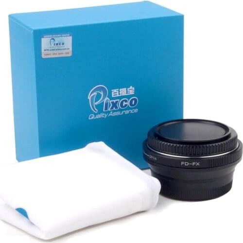 Pixco Speed Booster Focal Reducer Lens Mount Adapter Ring for Canon FD Lens to Fujifilm X mount Camera X-E4 X-T4 X-T200 X-S10