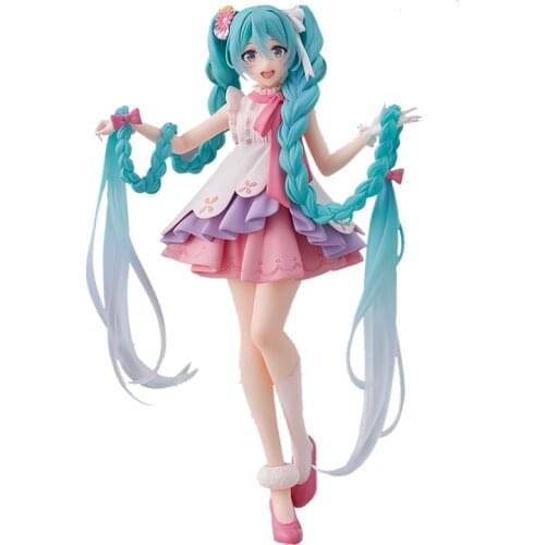 Pre-Sale Hatsune Long Hair Princess Anime Figures Collectible Model Toy Desktop Decoration Pvc Model Cartoon Toy Anime Toy Gift