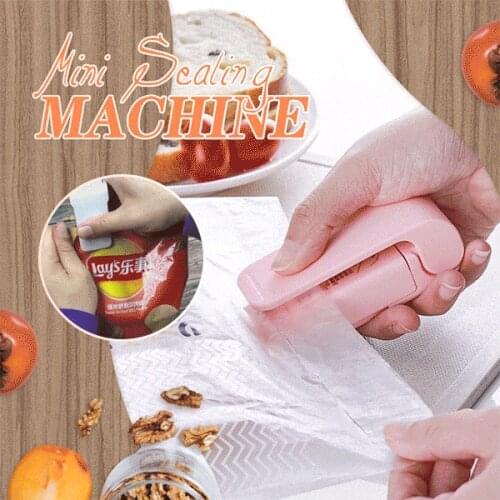 Mini Sealing Machine Handheld Bag Heat Vacuum Sealer for Plastic Bags Storage Snack Cookies Fresh Food Protector