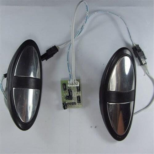 Hand Grip Heart Rate Detection Test Module Measurement Hand Heartbeat Heart Rate Test Universal for Treadmill