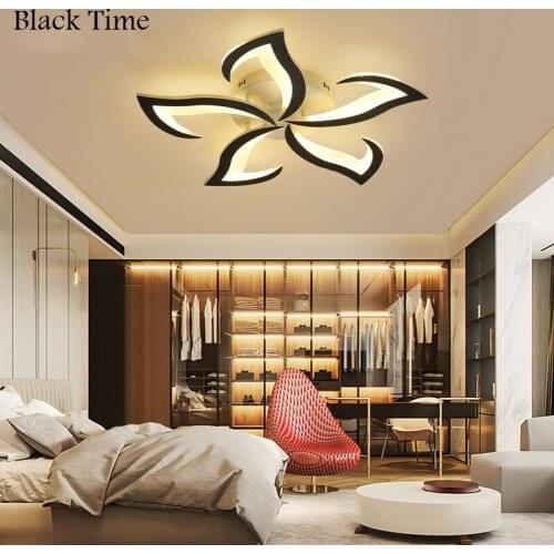 Modern Black White LED Ceiling Light For Living Room Bedroom Dining Room Aisle Corridor Ceiling Lamp Decor Home Lighting Fixture