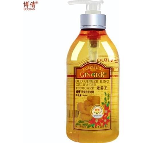 BOQIAN 500ML Old Ginger Essence Refreshing Hair Styling Gel Fluffy Quick Not Sticky Long-lasting Stereotypes For Men And Women