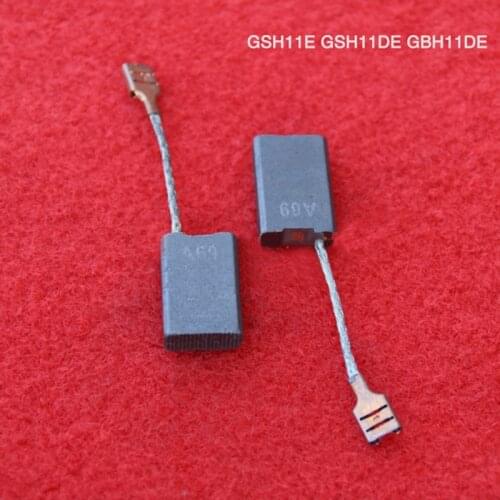 1 Pair , Electric hammer Carbon Brushes For Bosch GSH11E GSH11DE GBH11DE , High quality