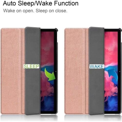 Smart Case for Lenovo Tab P11 TB-J606F Stand Pu Leather Funda Cover Case for Lenovo Tab P11 Pro 11.5 inch Tablet