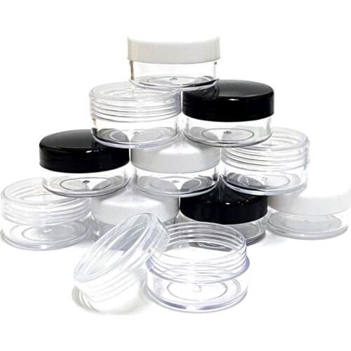 10ml 15ml 20ml Lip Gloss Tube Plastic Cosmetic Containers with Lids DIY Makeup Liquid Creams Sample Empty Cream Jars