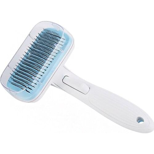 2021 NEW High Quality Pet Products Pet Comb for Dogs Grooming Toll Automatic Hair Brush Remover Dog Cat Comb