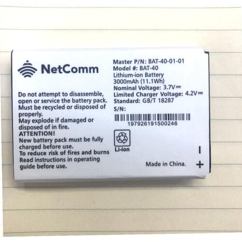 3.7v 3000mah BAT-40 Batteries For NetComm BAT-40 BAT-40-01-01 Cell phone Battery+TOOL